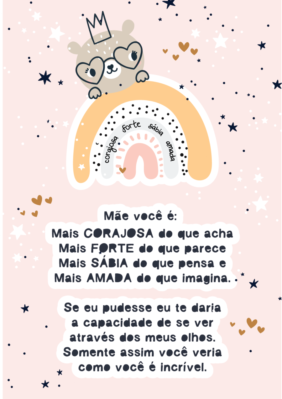 Poster gratuito Dia das Mães