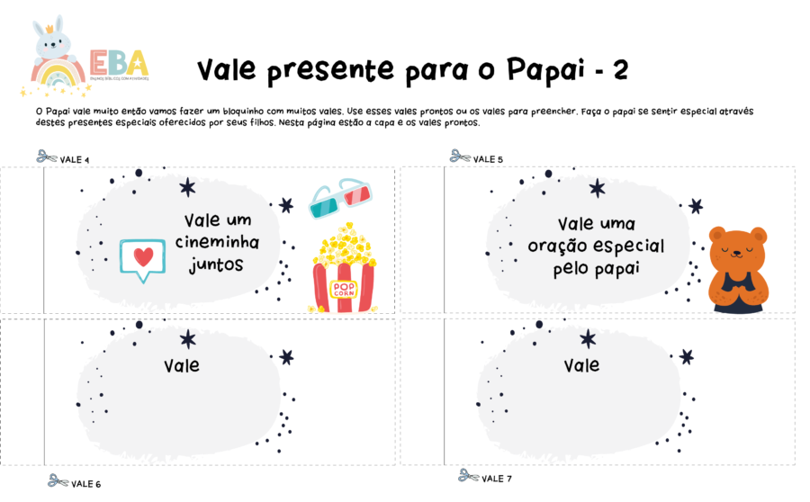 Livrinho Dia dos Pais - Para imprimir e montar - Image 13
