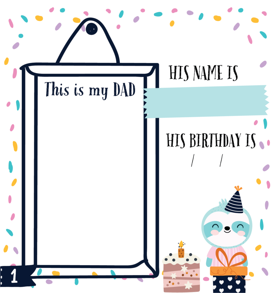 Father's Day mini book - Download and print - Image 3