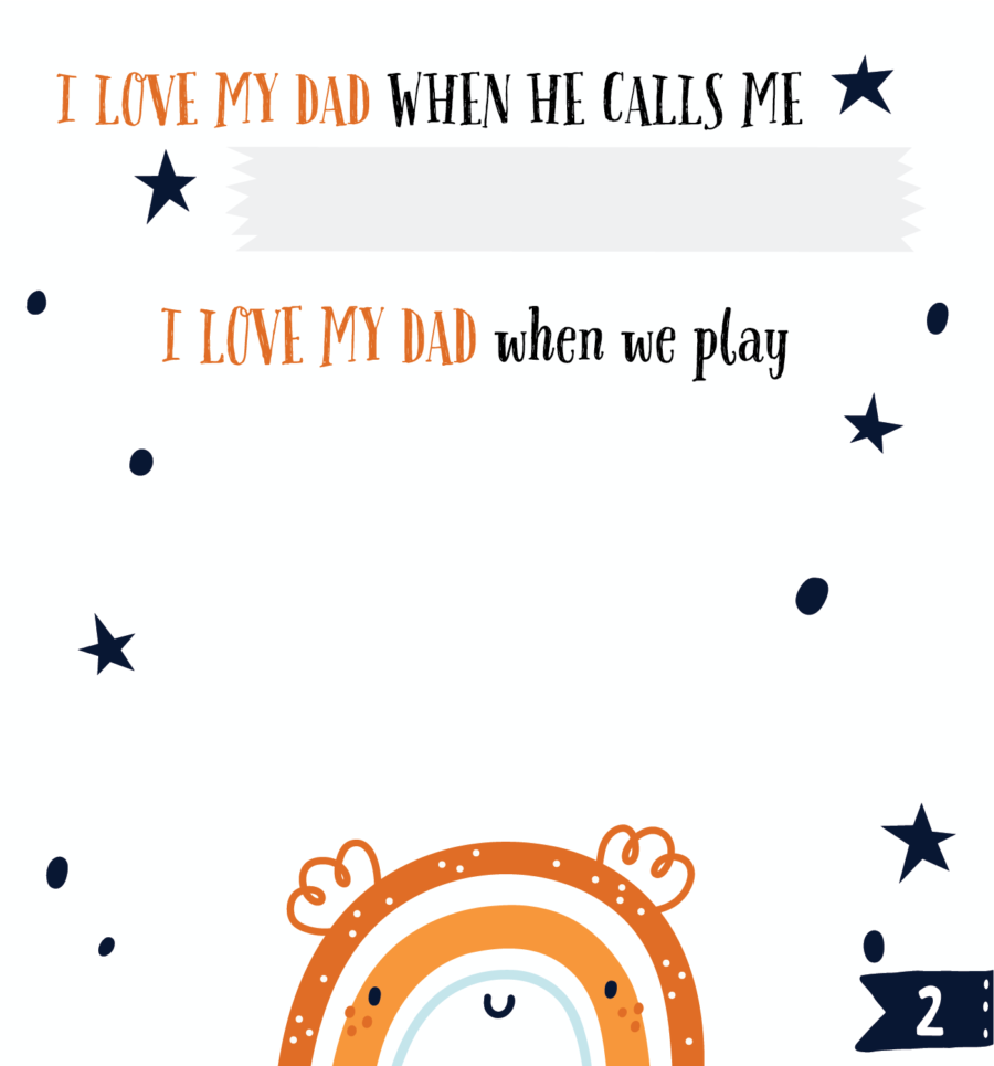 Father's Day mini book - Download and print - Image 4