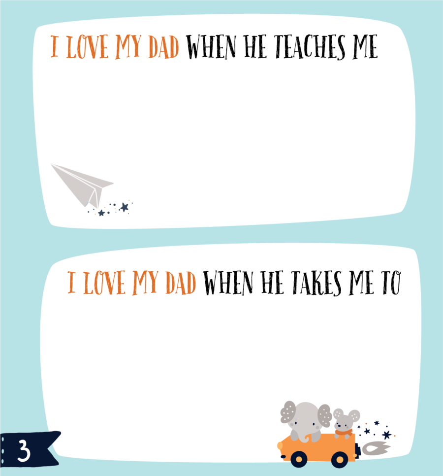 Father's Day mini book - Download and print - Image 5